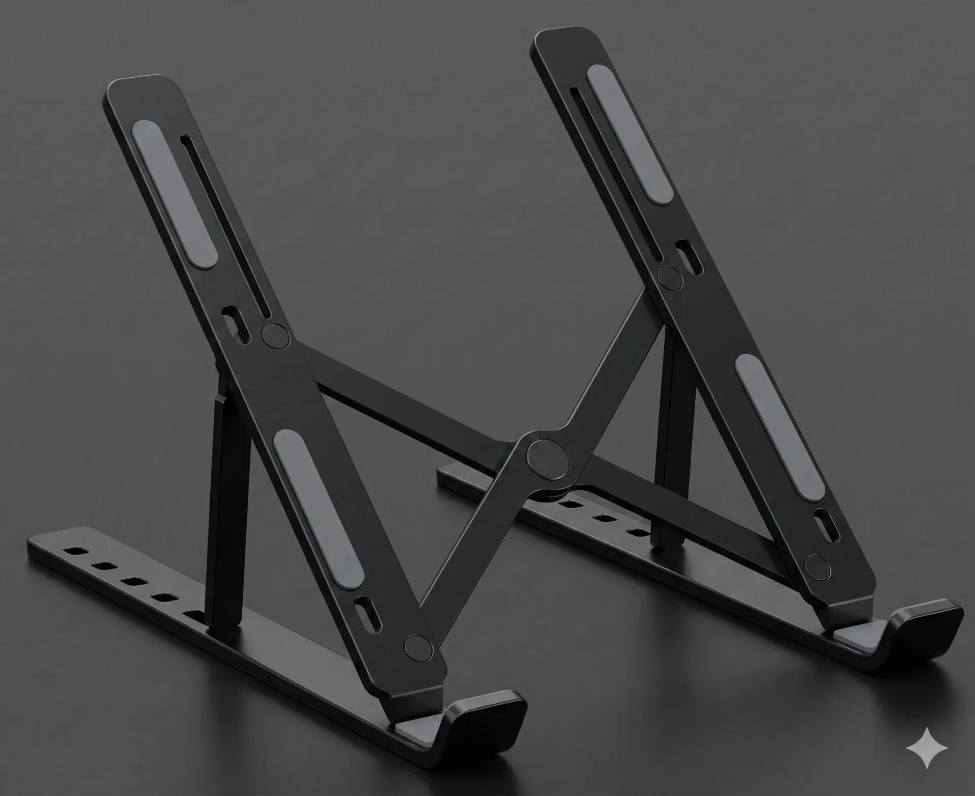 Aluminium Alloy Creative Laptop Stand (Black)